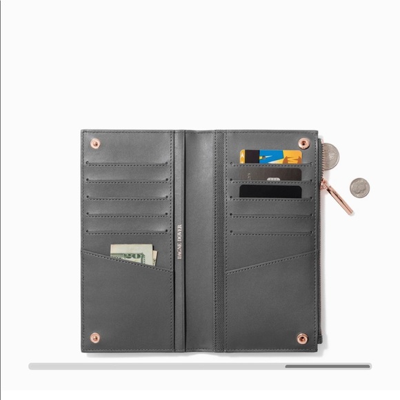 Dagne Dover Slim Wallet in graphite - Picture 3 of 7